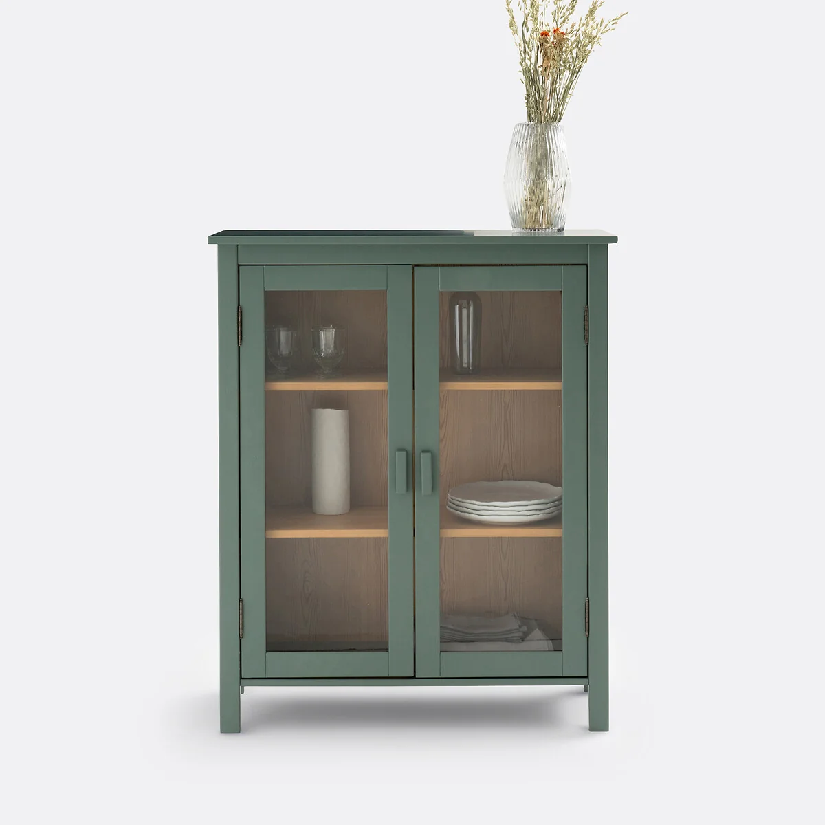 Alvina Solid Pine Low China Cabinet – image 5