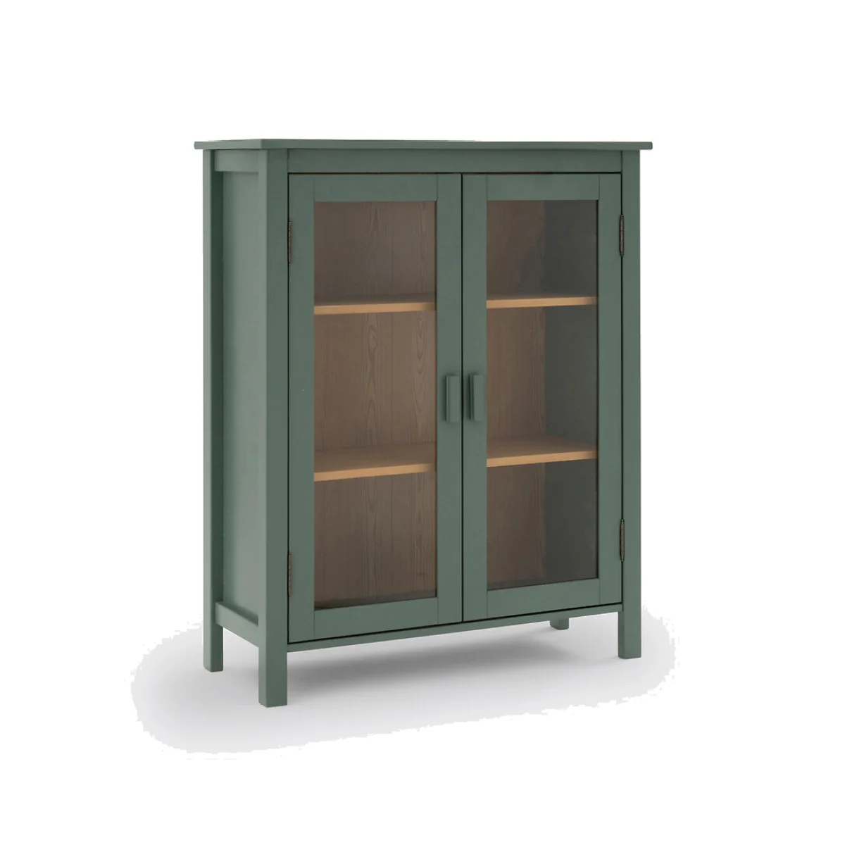 Alvina Solid Pine Low China Cabinet – image 1