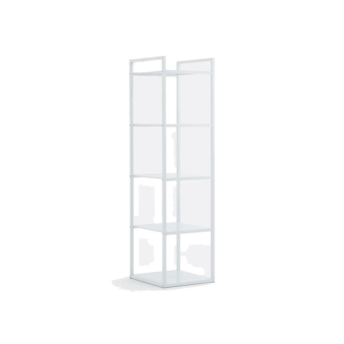 Enide Steel Low Wardrobe Module with 5 Shelves – image 1
