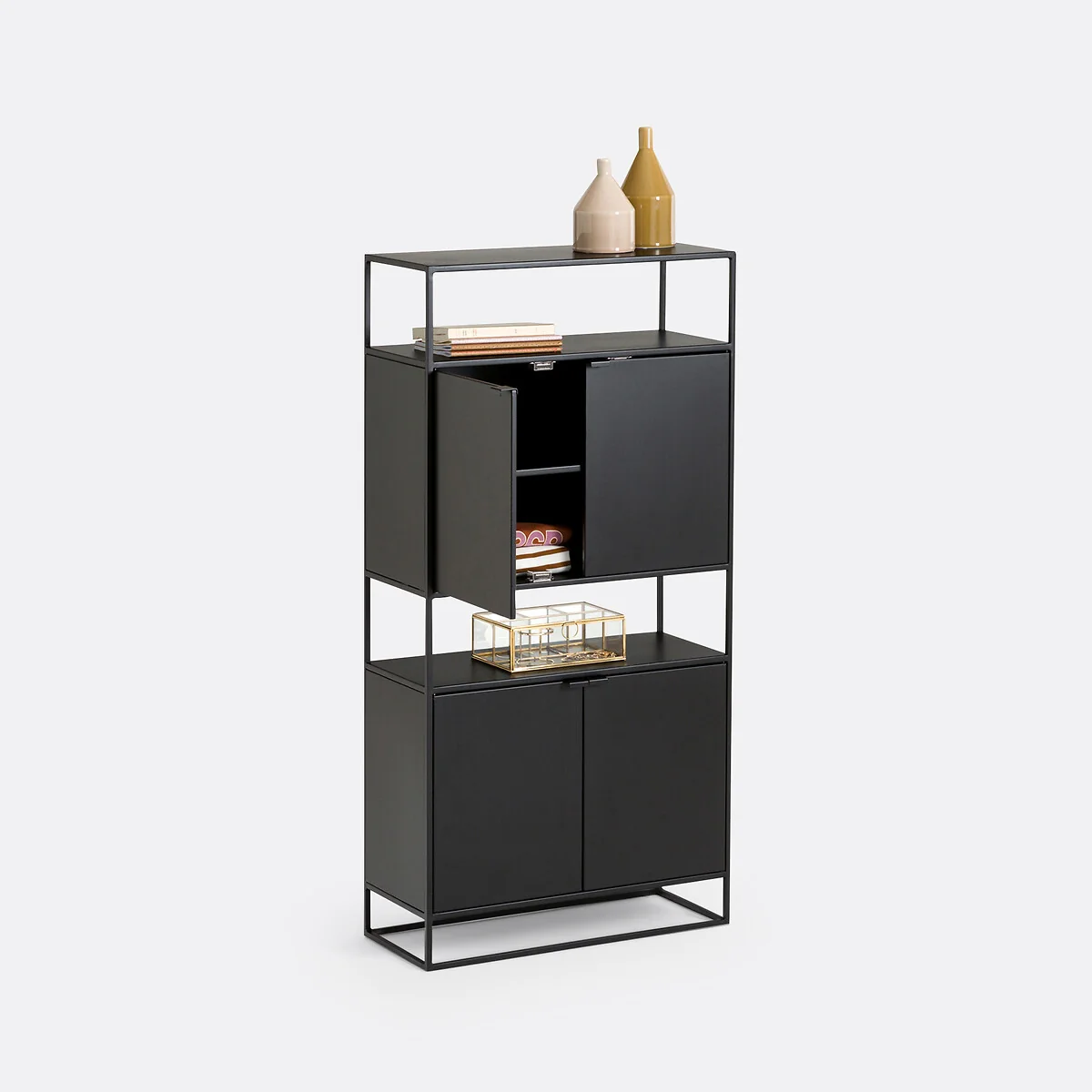 Miva 4-Door Steel Metal Hall Cupboard – image 4