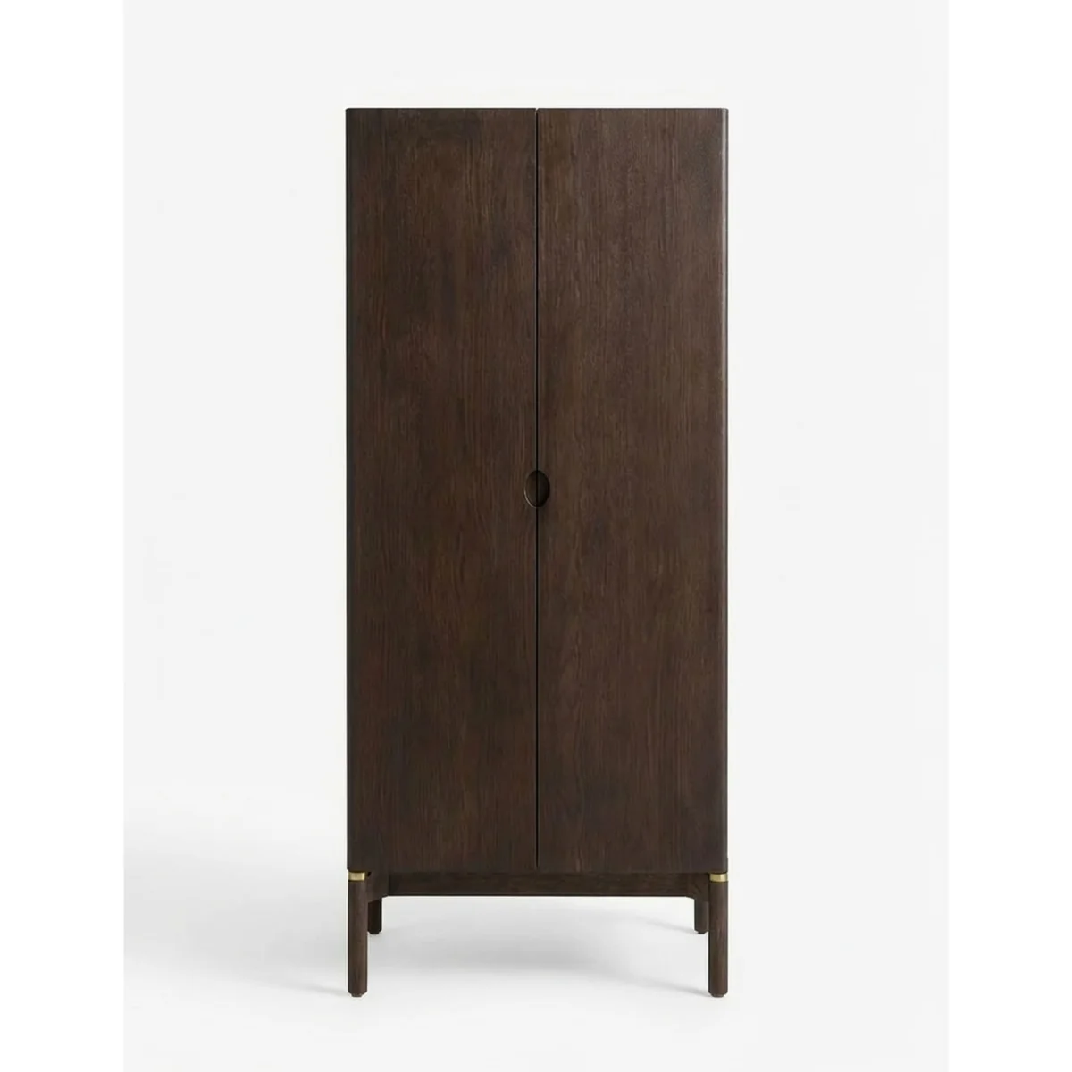 Gallery Direct ARKA Dark Wood 2-Door Cupboard Dark Brown – image 2
