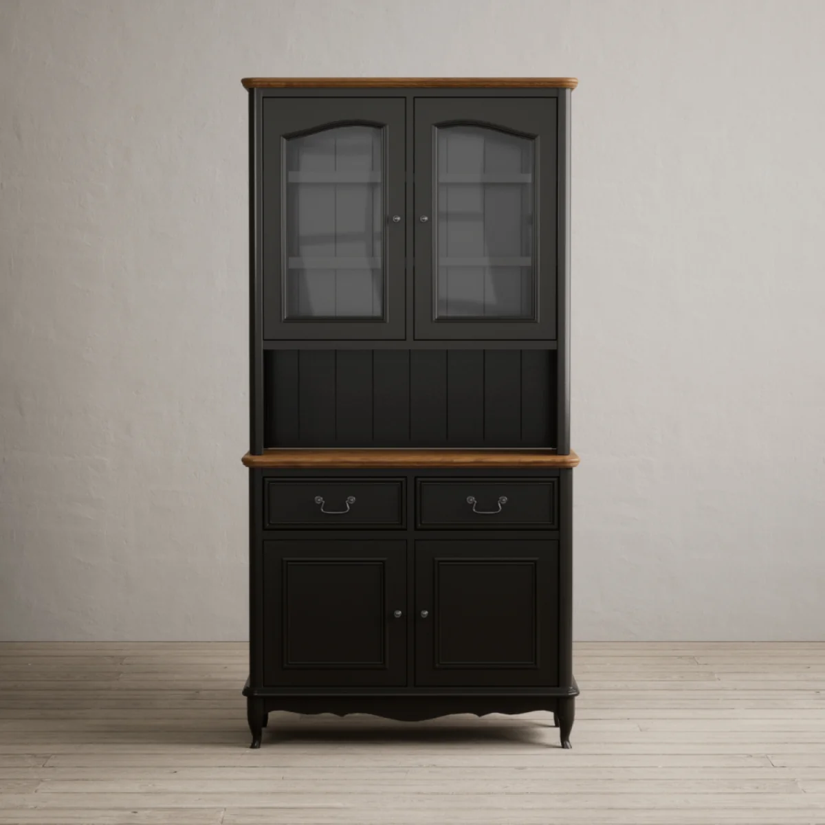 Chateau Noir Oak and Black Painted Small Dresser – image 2