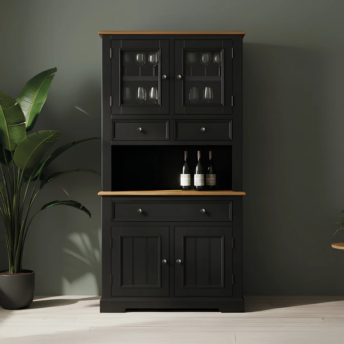 Charlton Oak and Black Painted Small Dresser – image 2