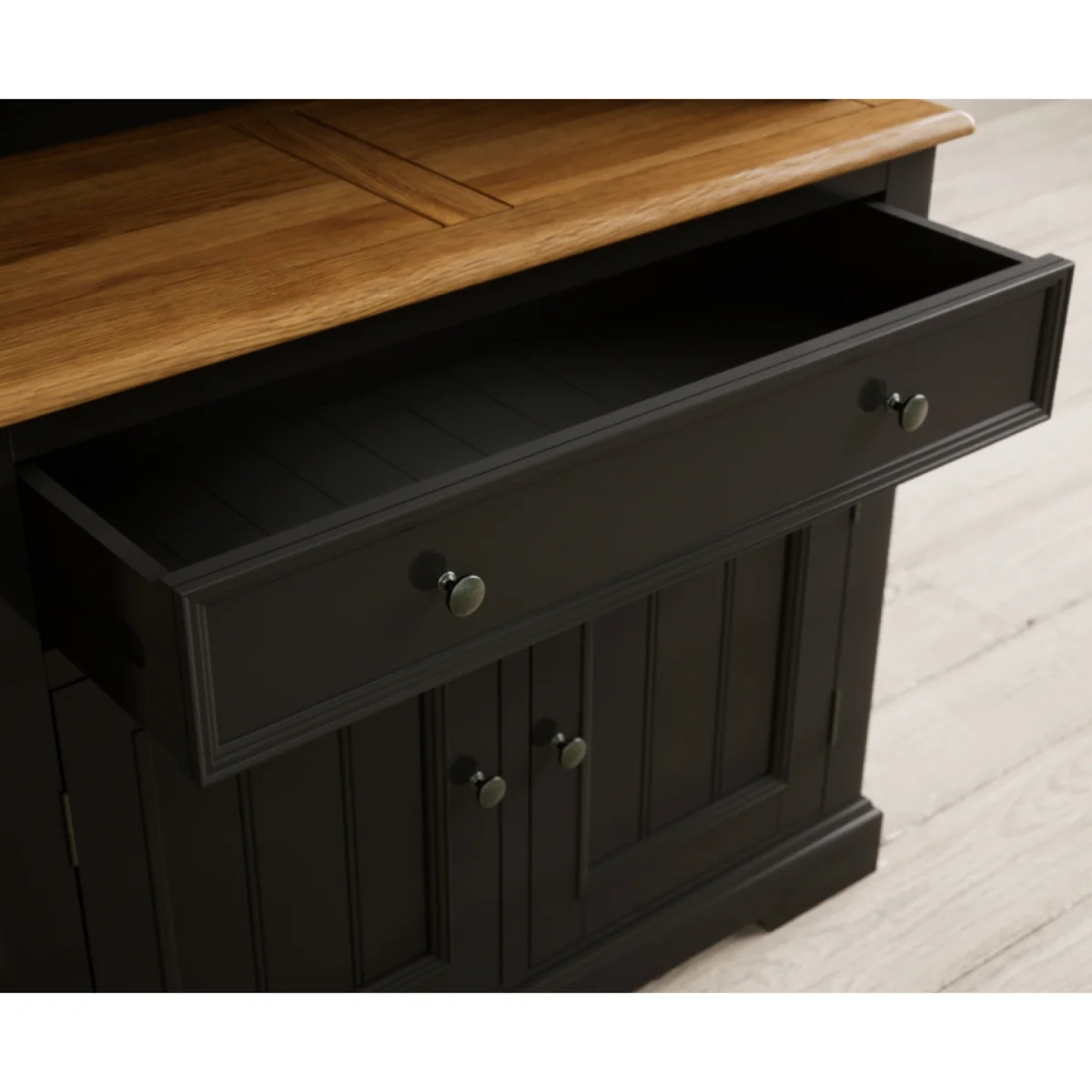 Charlton Oak and Black Painted Small Dresser – image 6