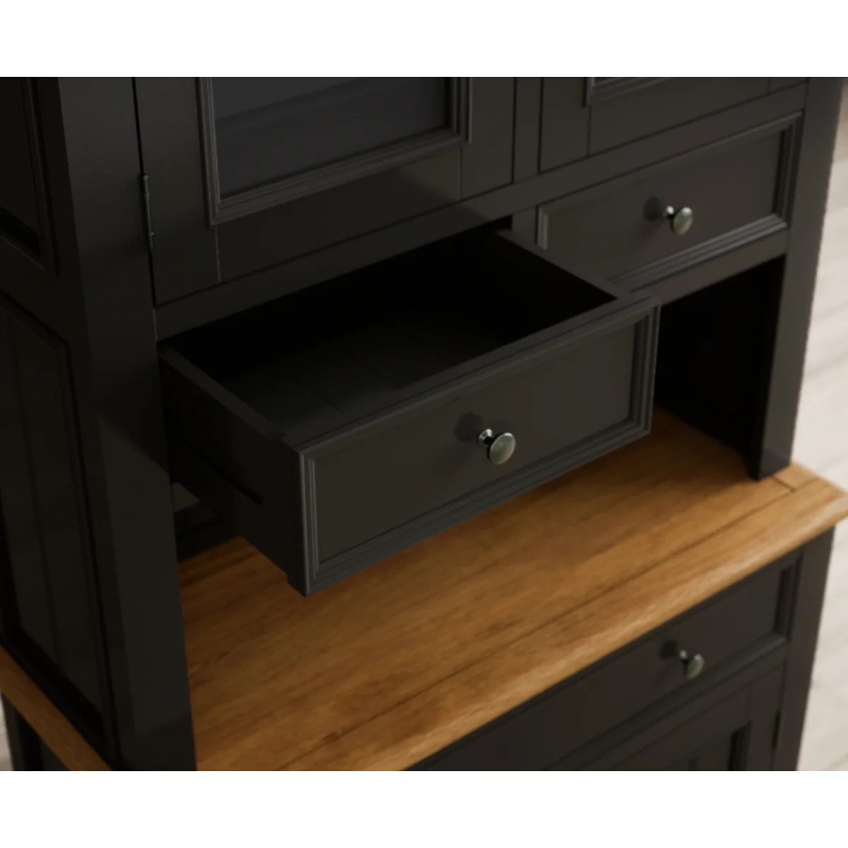 Charlton Oak and Black Painted Small Dresser – image 7