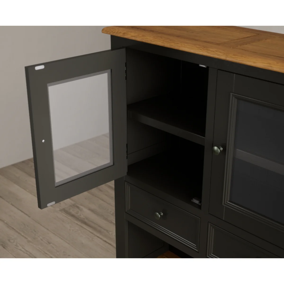 Charlton Oak and Black Painted Small Dresser – image 8