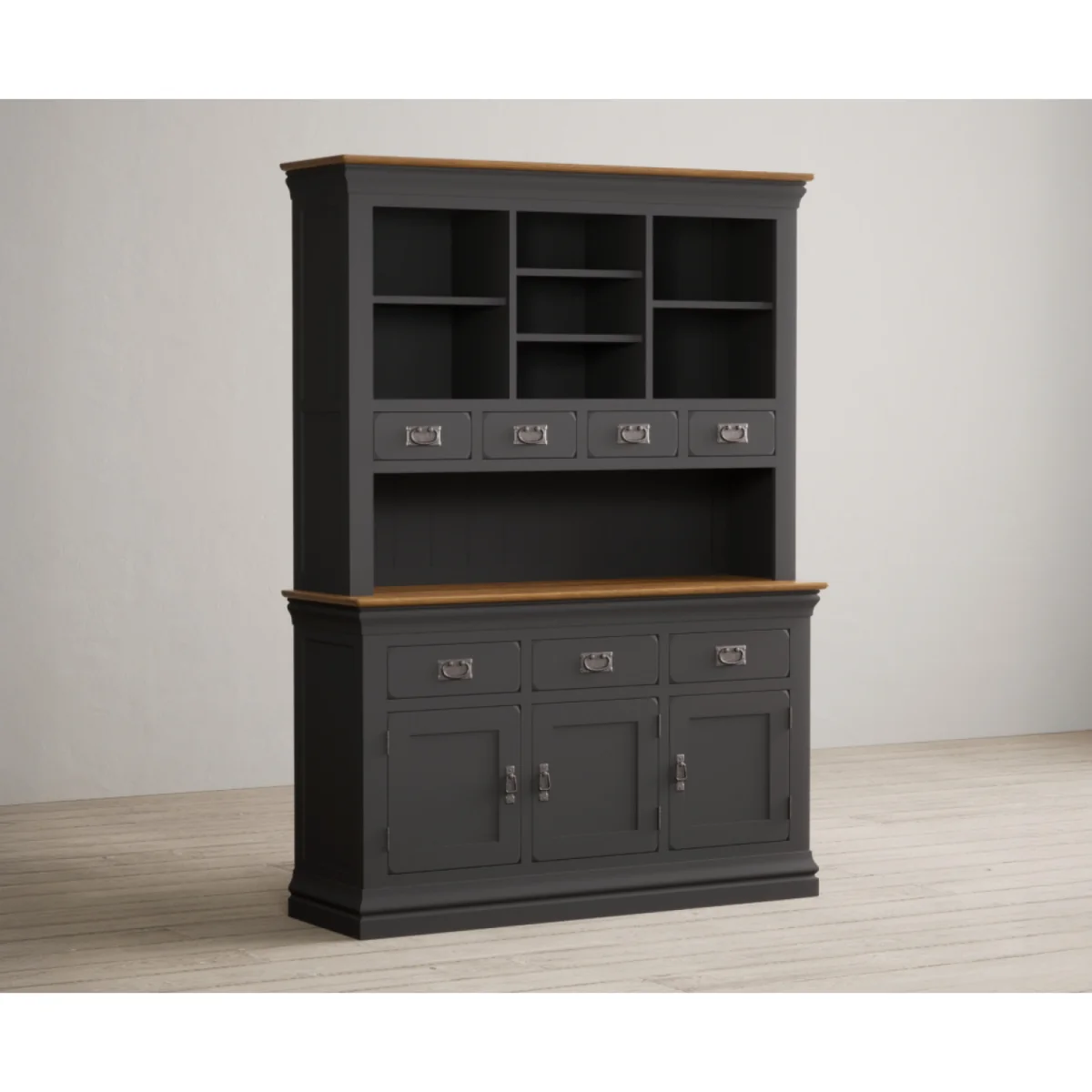 Charwood Oak and Charcoal Painted Large Dresser – image 3