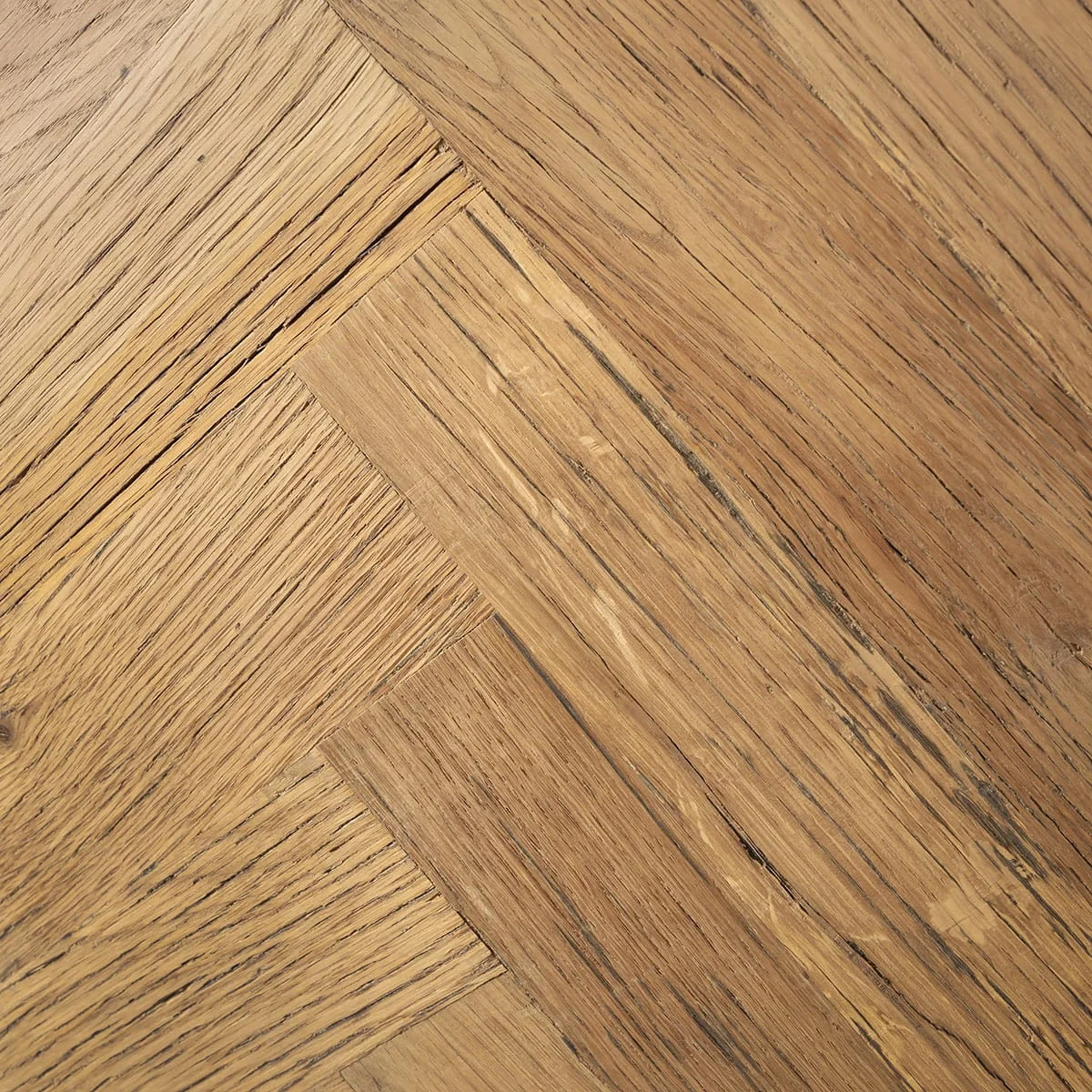 Parquet Herringbone Sideboard Buffet Cabinet Parquet Light Oak 190cm – image 6