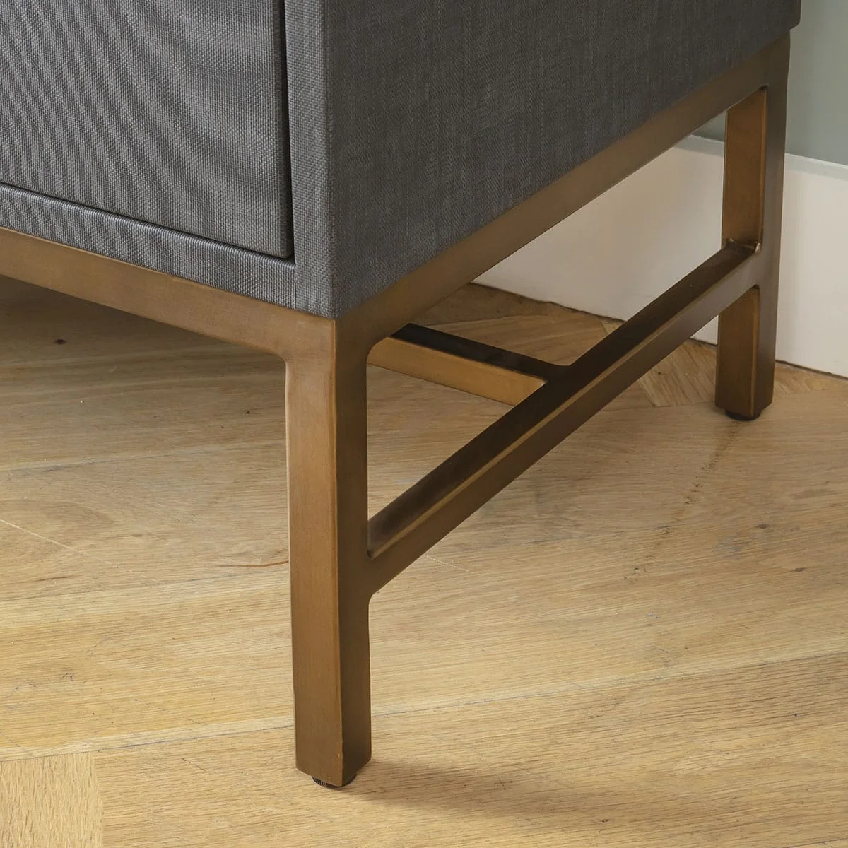Modern Sideboard Buffet Cabinet with Drawers Grey PU 175cm – image 4