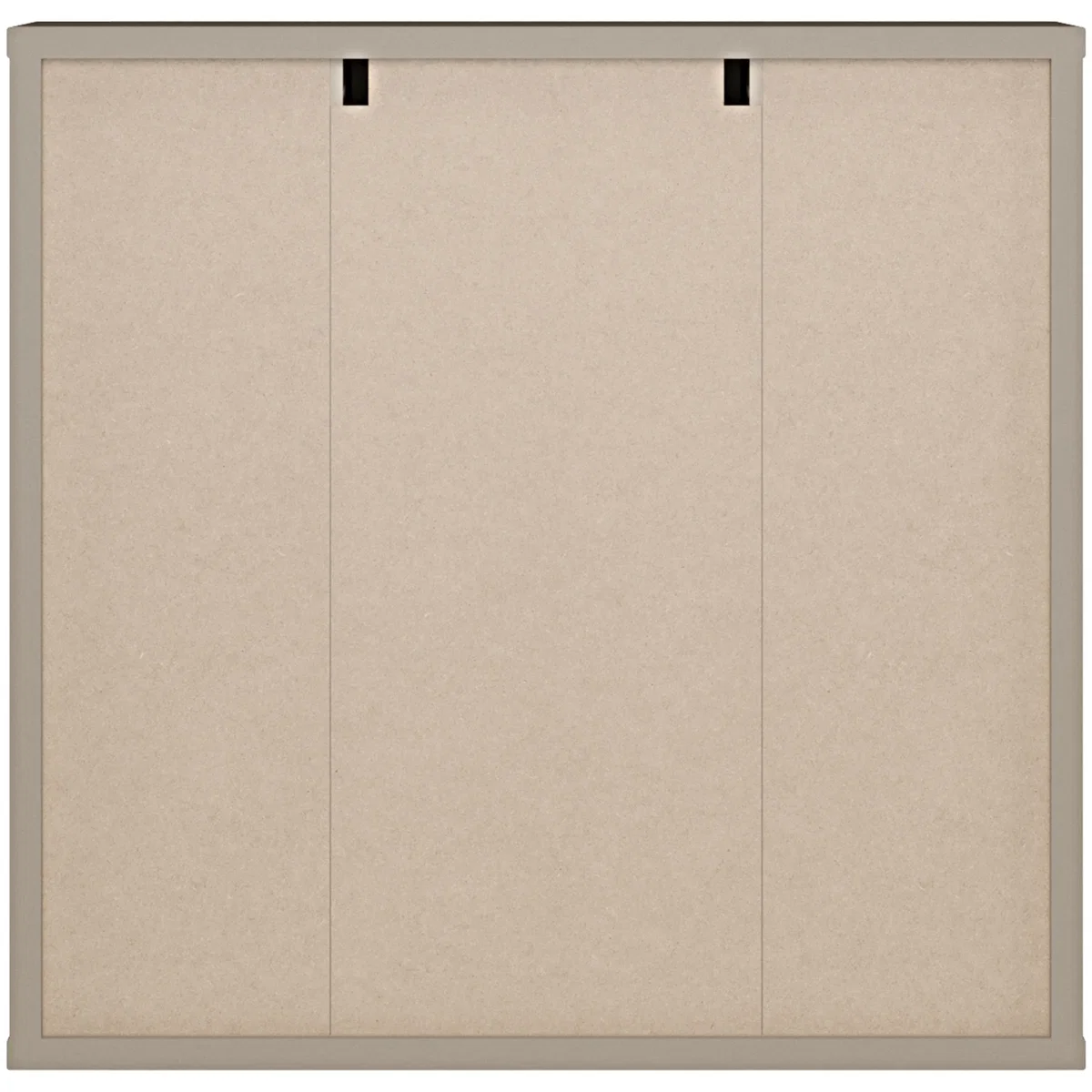 Alice Springs Hanging Mirror Cabinet with 3 Doors Push-Open in Taupe - Taupe – image 5