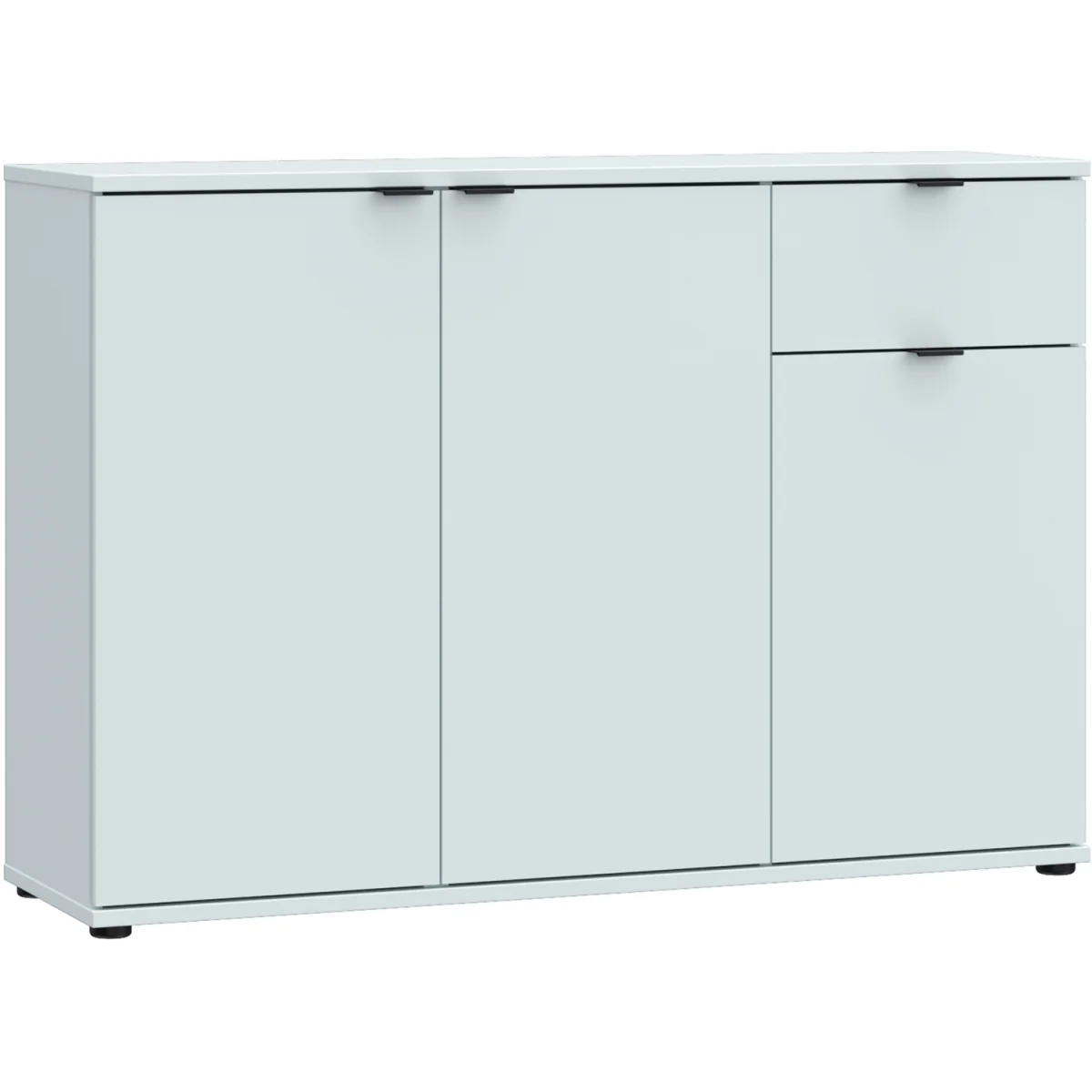Ganymede Wide 3 Door Cupboard with Drawer - Terracotta – image 21