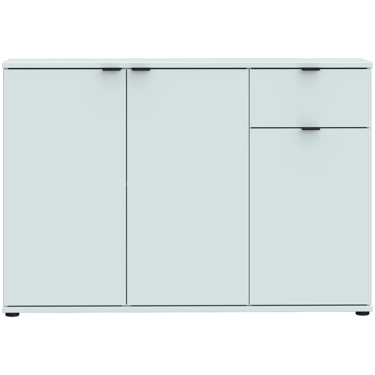 Ganymede Wide 3 Door Cupboard with Drawer - Terracotta – image 22