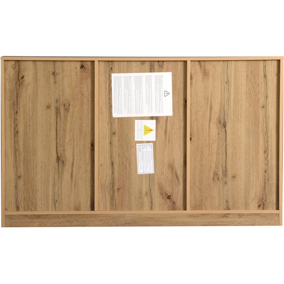 Buffet Cabinet with 3 Drawers, 3 Doors and Adjustable Shelves, Oak - Oak – image 7