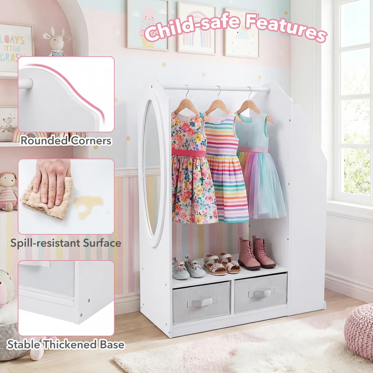 Kids Dress Up Storage Cabinet – image 7