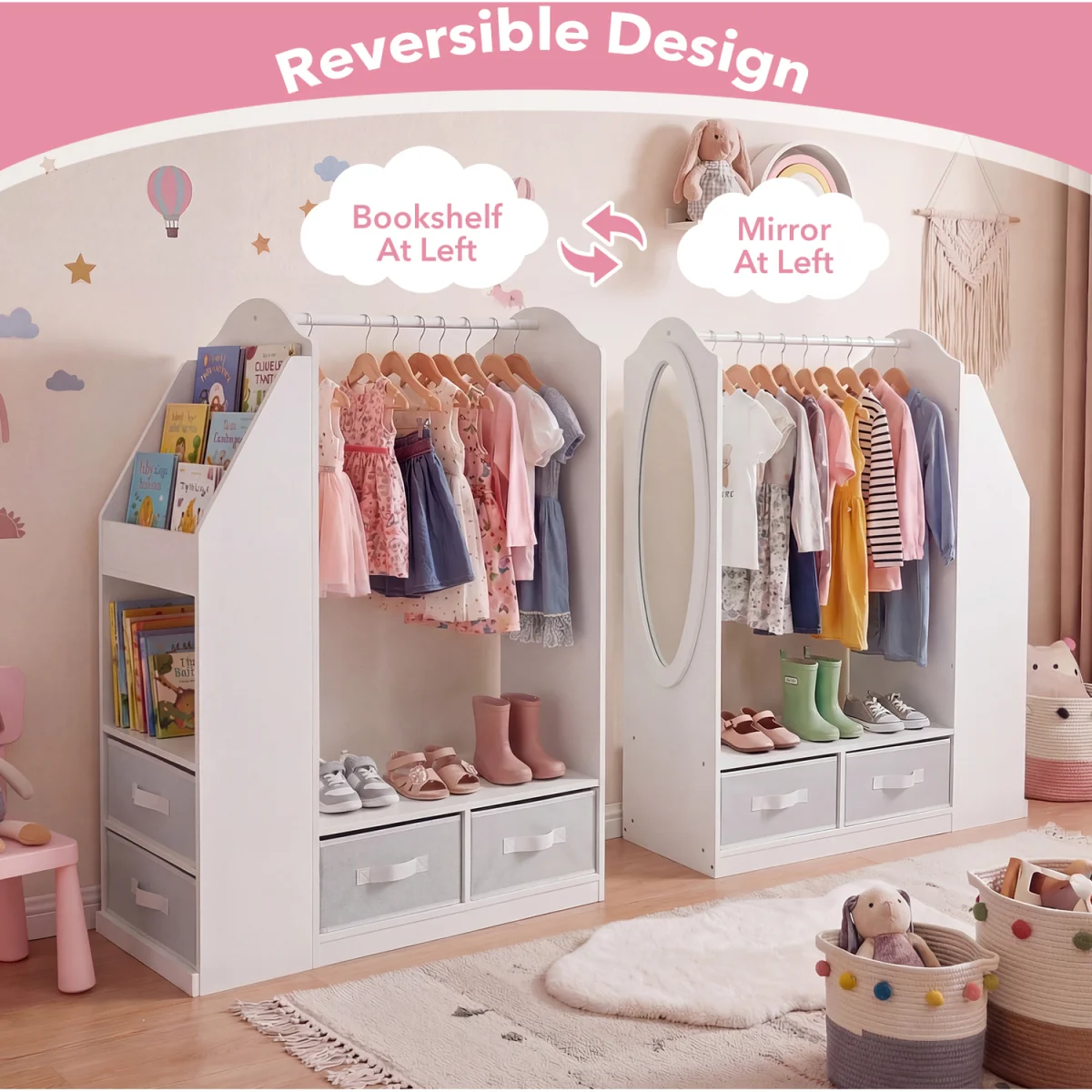 Kids Dress Up Storage Cabinet – image 9