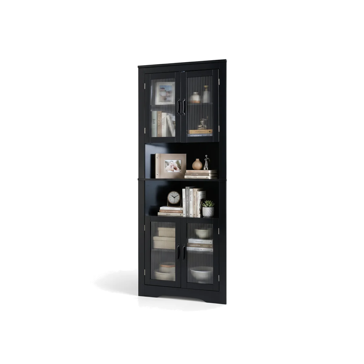 6-Tier Corner Storage Cabinet – image 1