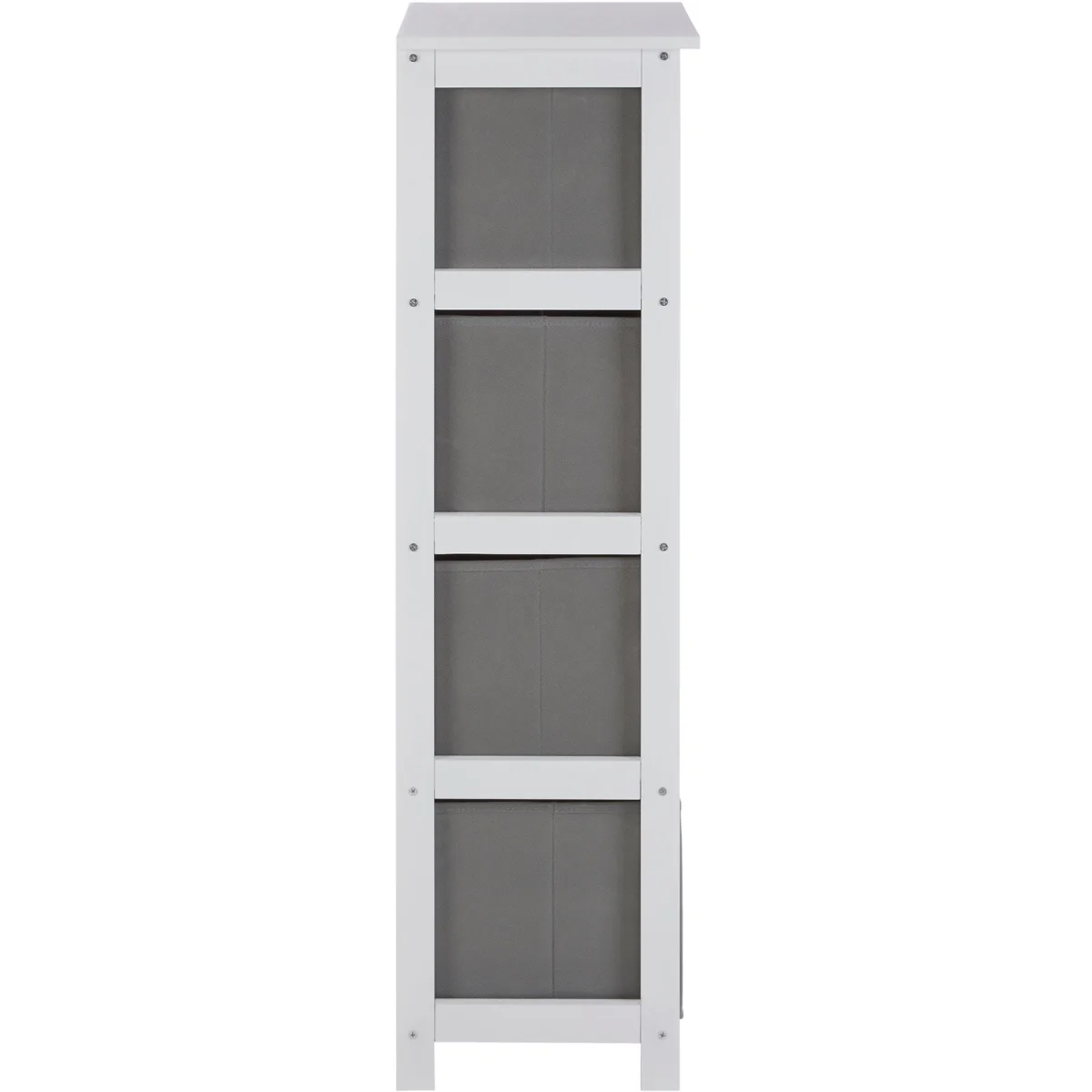 Lindo 4 Grey Fabric Drawers Cabinet - Grey – image 3