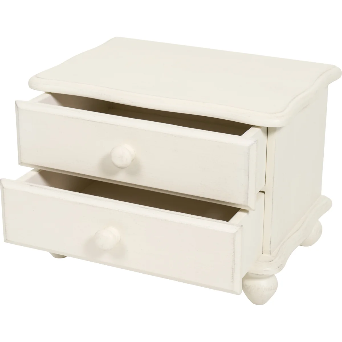 Decorative 2 Drawer Cabinet - White – image 3