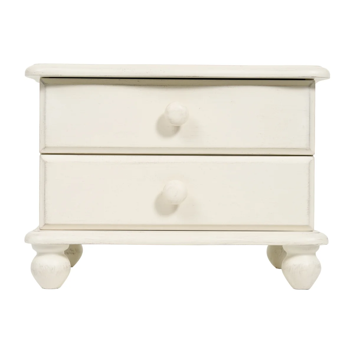 Decorative 2 Drawer Cabinet - White – image 1
