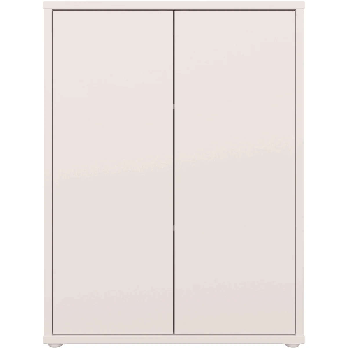Alice Springs Tall 2 Door Cabinet with Push-Open Doors in Light Grey - Taupe – image 14