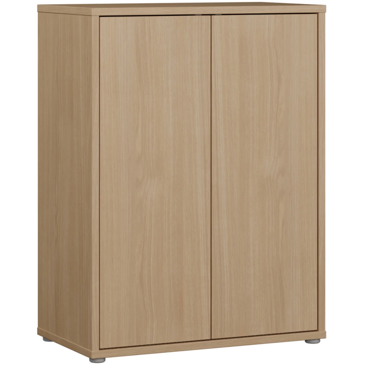 Alice Springs Tall 2 Door Cabinet with Push-Open Doors in Light Grey - Taupe – image 19