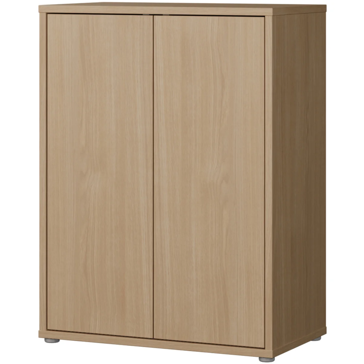 Alice Springs Tall 2 Door Cabinet with Push-Open Doors in Light Grey - Taupe – image 21