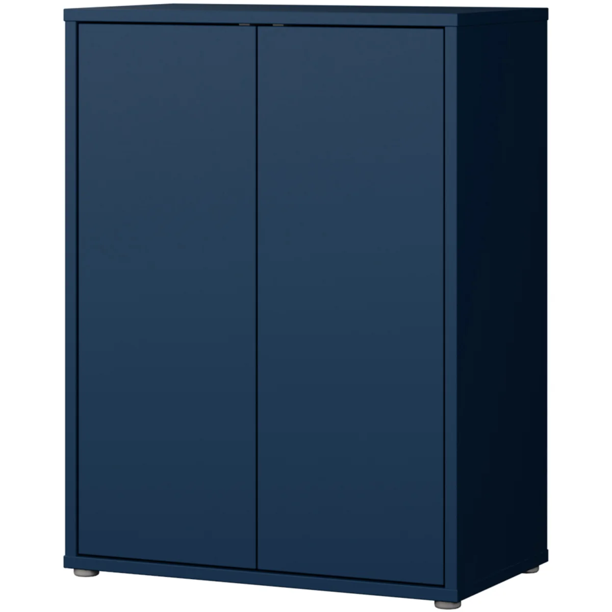 Alice Springs Tall 2 Door Cabinet with Push-Open Doors in Light Grey - Taupe – image 27