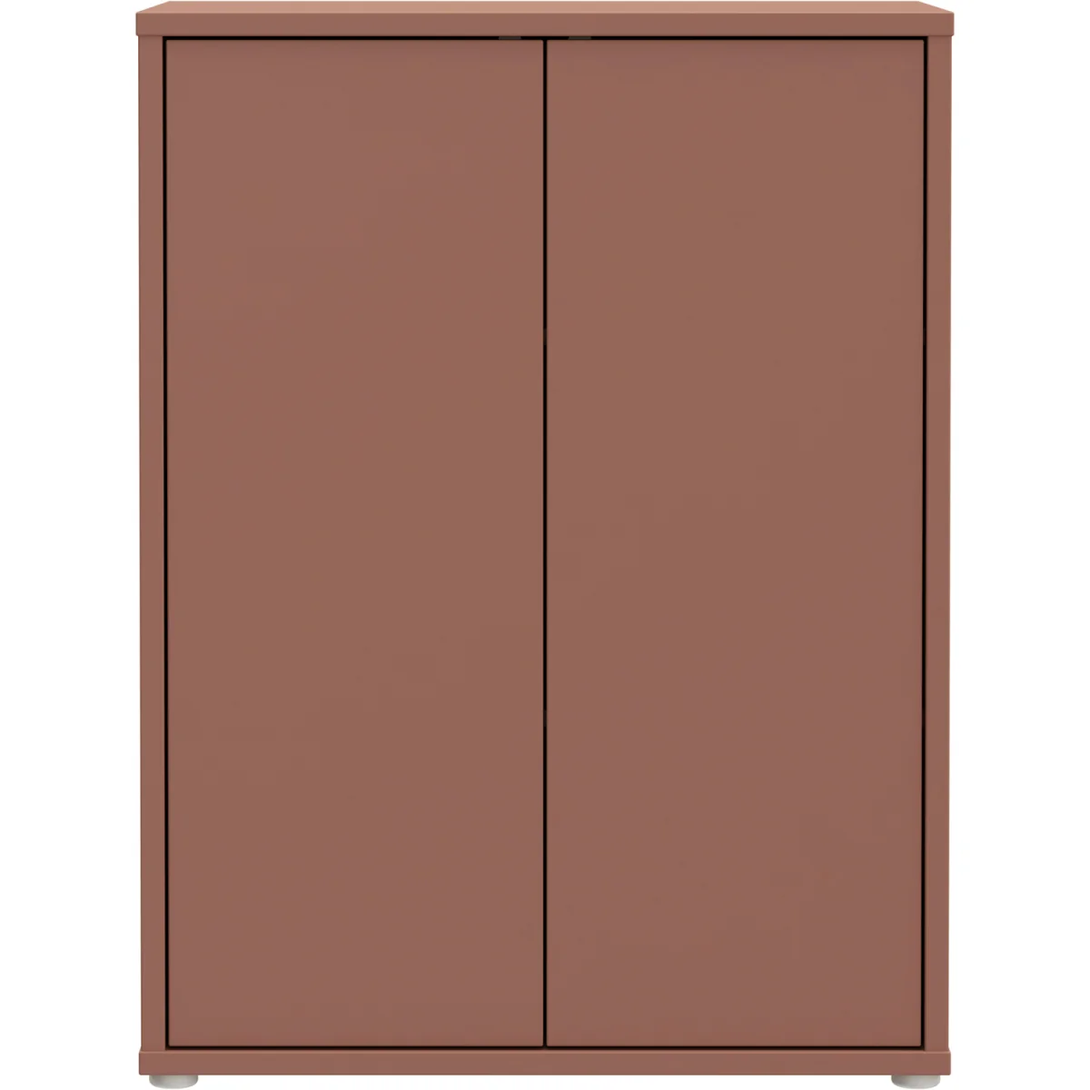 Alice Springs Tall 2 Door Cabinet with Push-Open Doors in Light Grey - Taupe – image 32