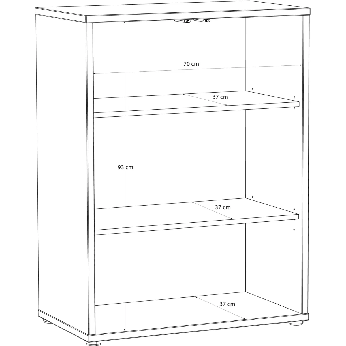 Alice Springs Tall 2 Door Cabinet with Push-Open Doors in Light Grey - Taupe – image 45