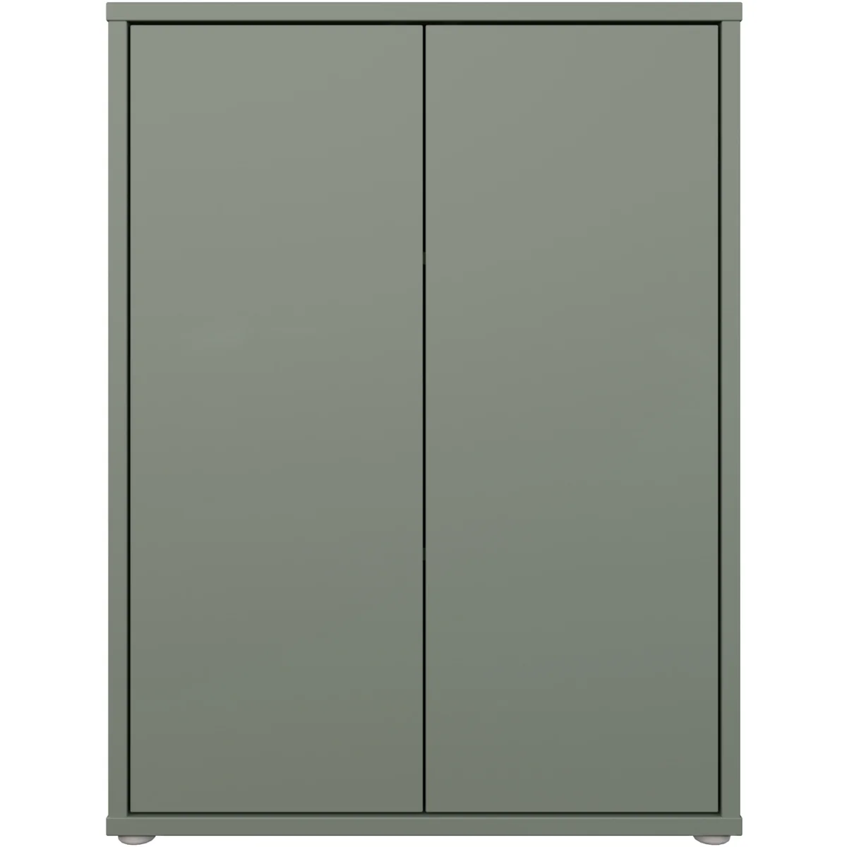 Alice Springs Tall 2 Door Cabinet with Push-Open Doors in Light Grey - Taupe – image 8