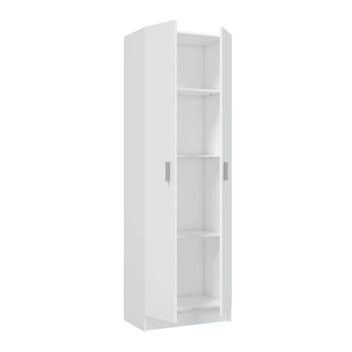 VITA 2 Door 4 Shelf Kitchen Utility Room Cabinet - White – image 2
