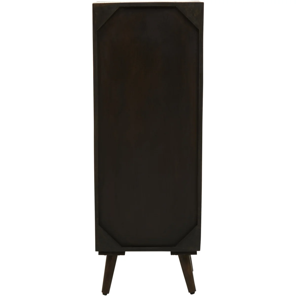 Arti Mango Wood Two Door Tall Cabinet - Gold – image 2