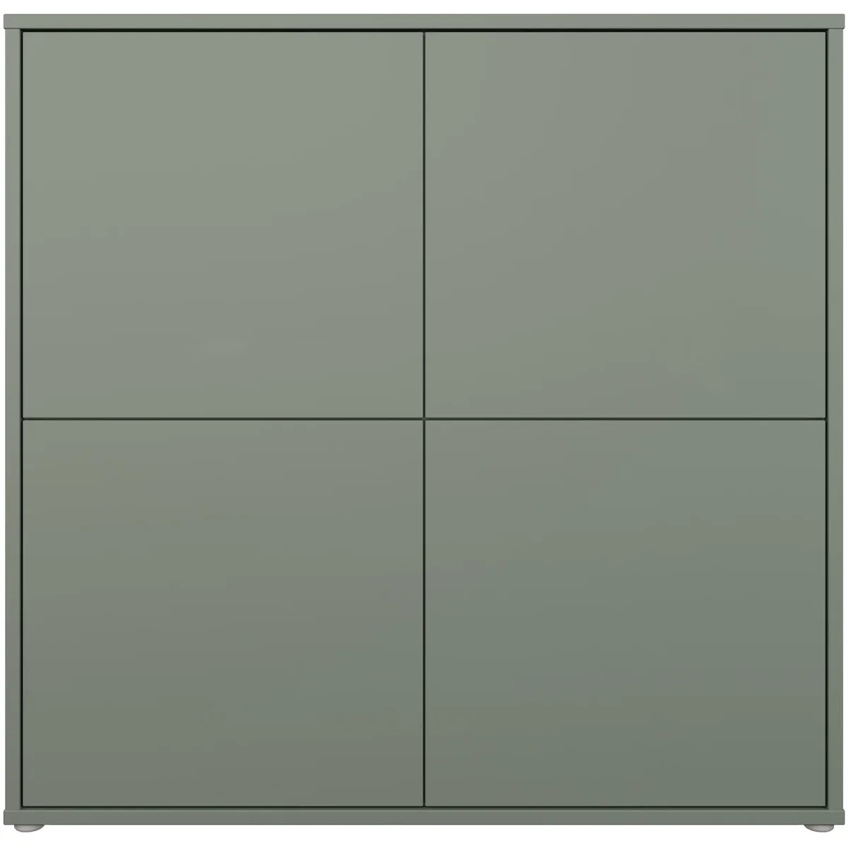 Alice Springs 4 Door Storage Cabinet with Push-Open Doors in Sand - Butter Yellow – image 14
