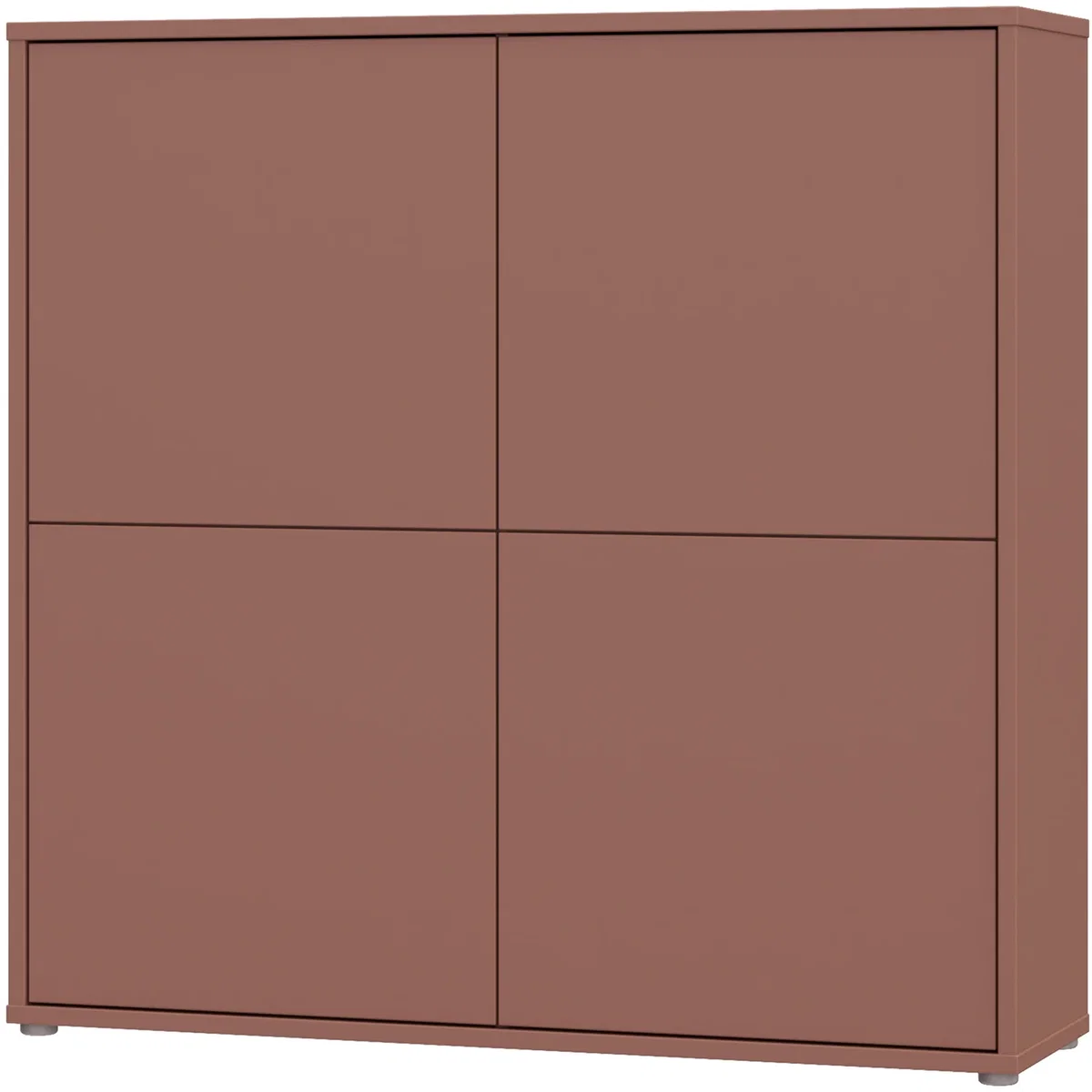Alice Springs 4 Door Storage Cabinet with Push-Open Doors in Sand - Butter Yellow – image 20