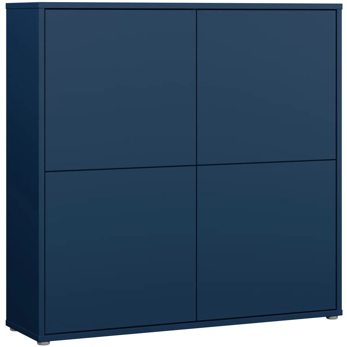 Alice Springs 4 Door Storage Cabinet with Push-Open Doors in Sand - Butter Yellow – image 24