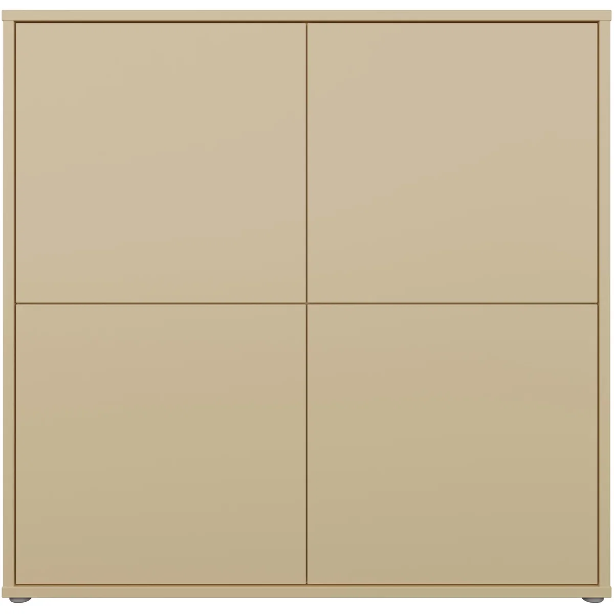 Alice Springs 4 Door Storage Cabinet with Push-Open Doors in Sand - Butter Yellow – image 38