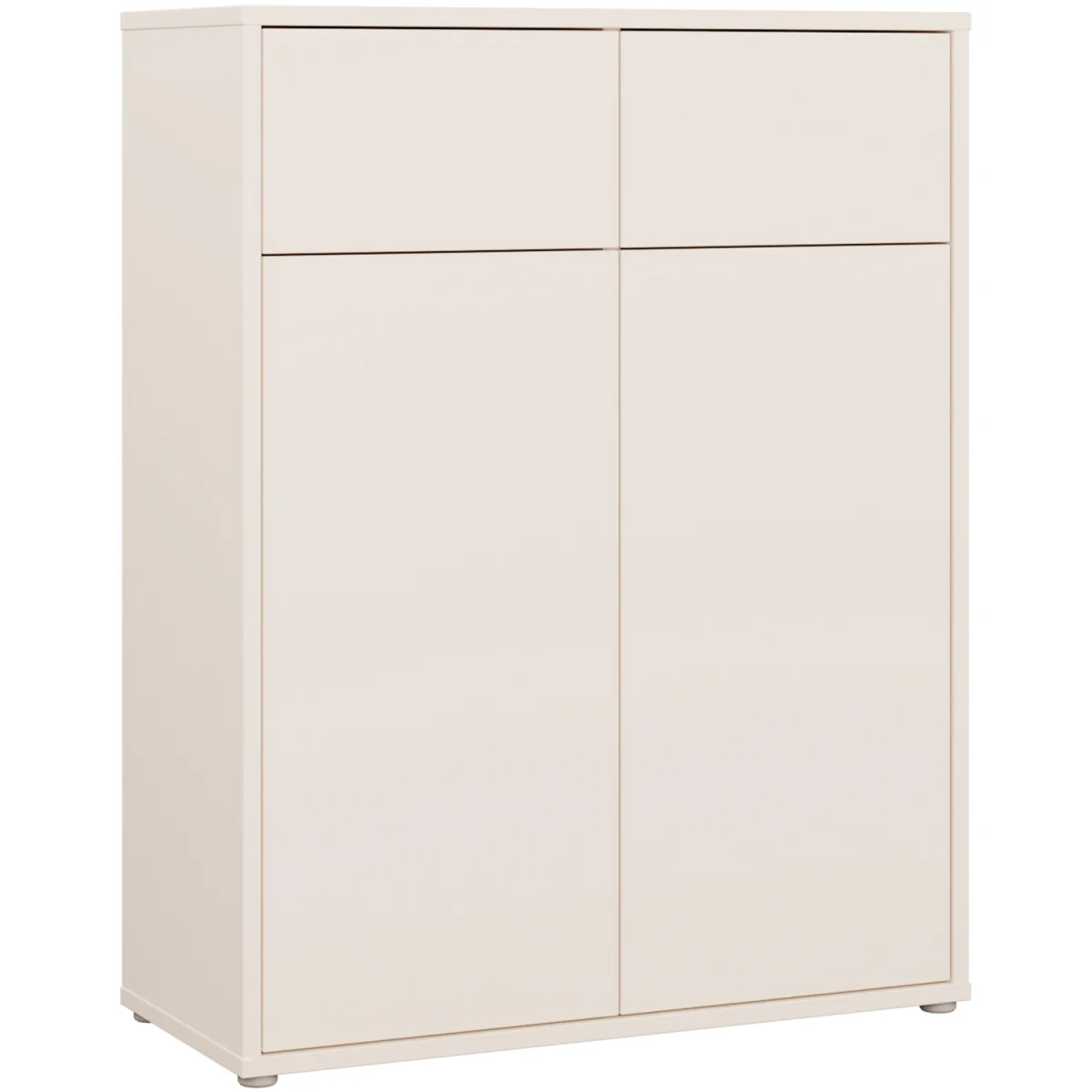 Alice Springs Storage Cabinet with 2 Doors & 2 Drawers with Push-Open in Sand - Sand – image 2