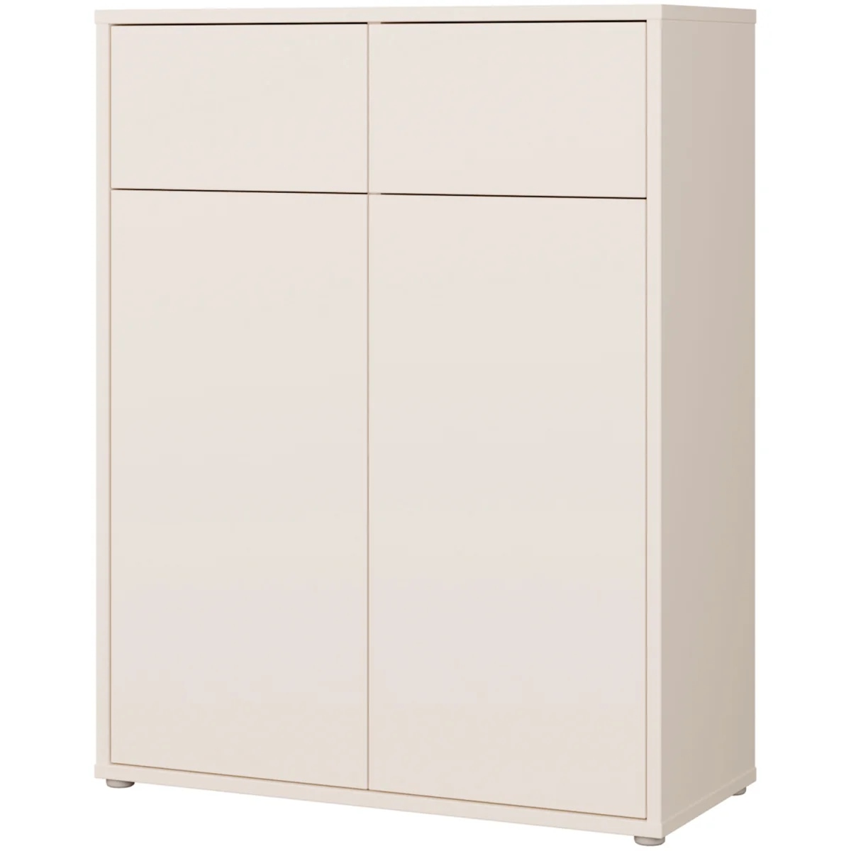 Alice Springs Storage Cabinet with 2 Doors & 2 Drawers with Push-Open in Sand - Sand – image 4
