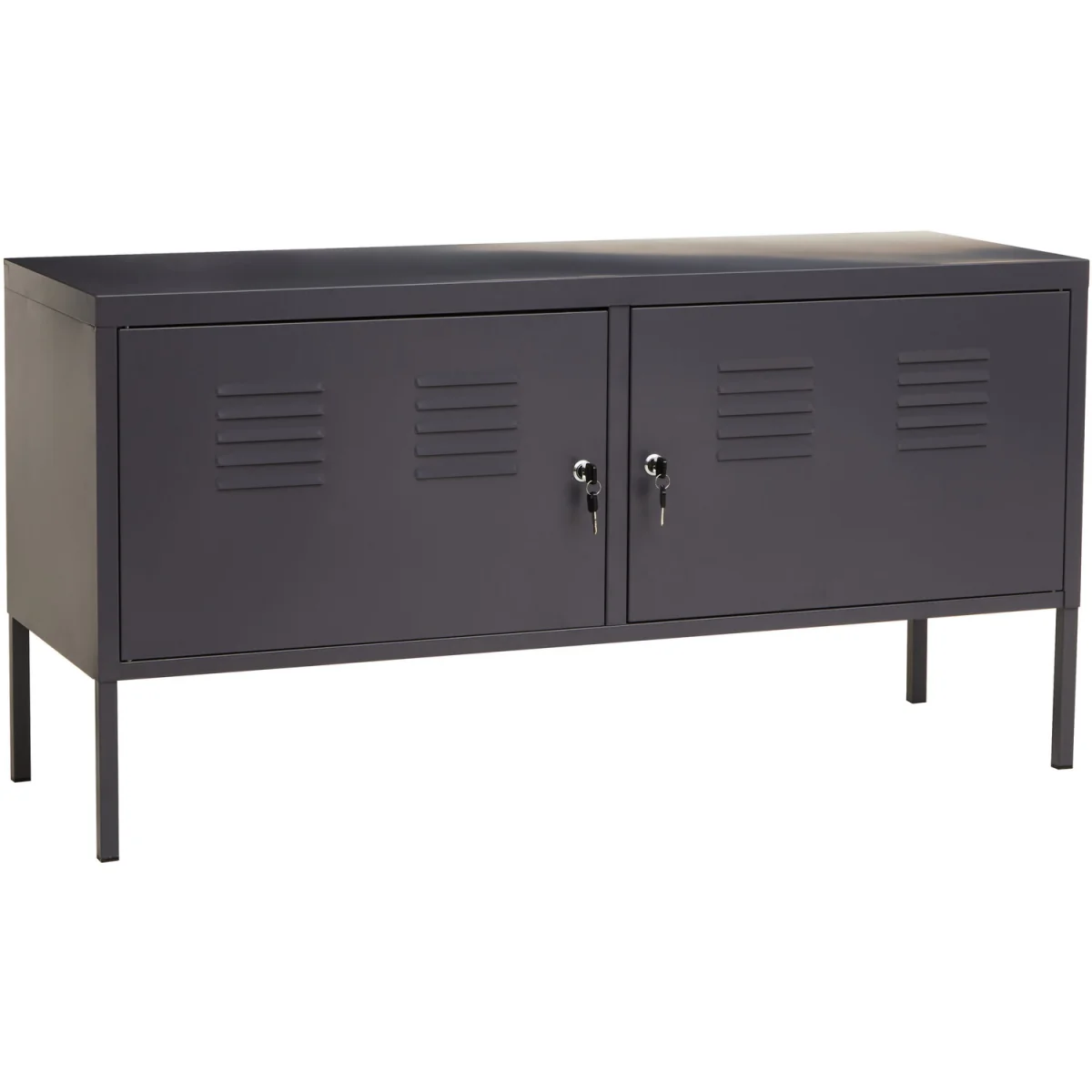 Academy Two Door Grey Locker Cabinet - Grey – image 4