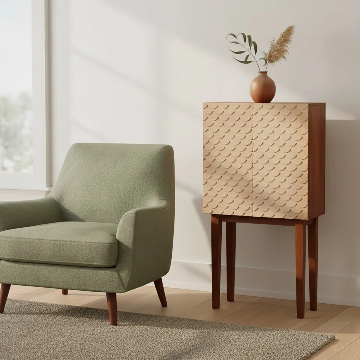 Costal Mango Wood Cabinet – image 2