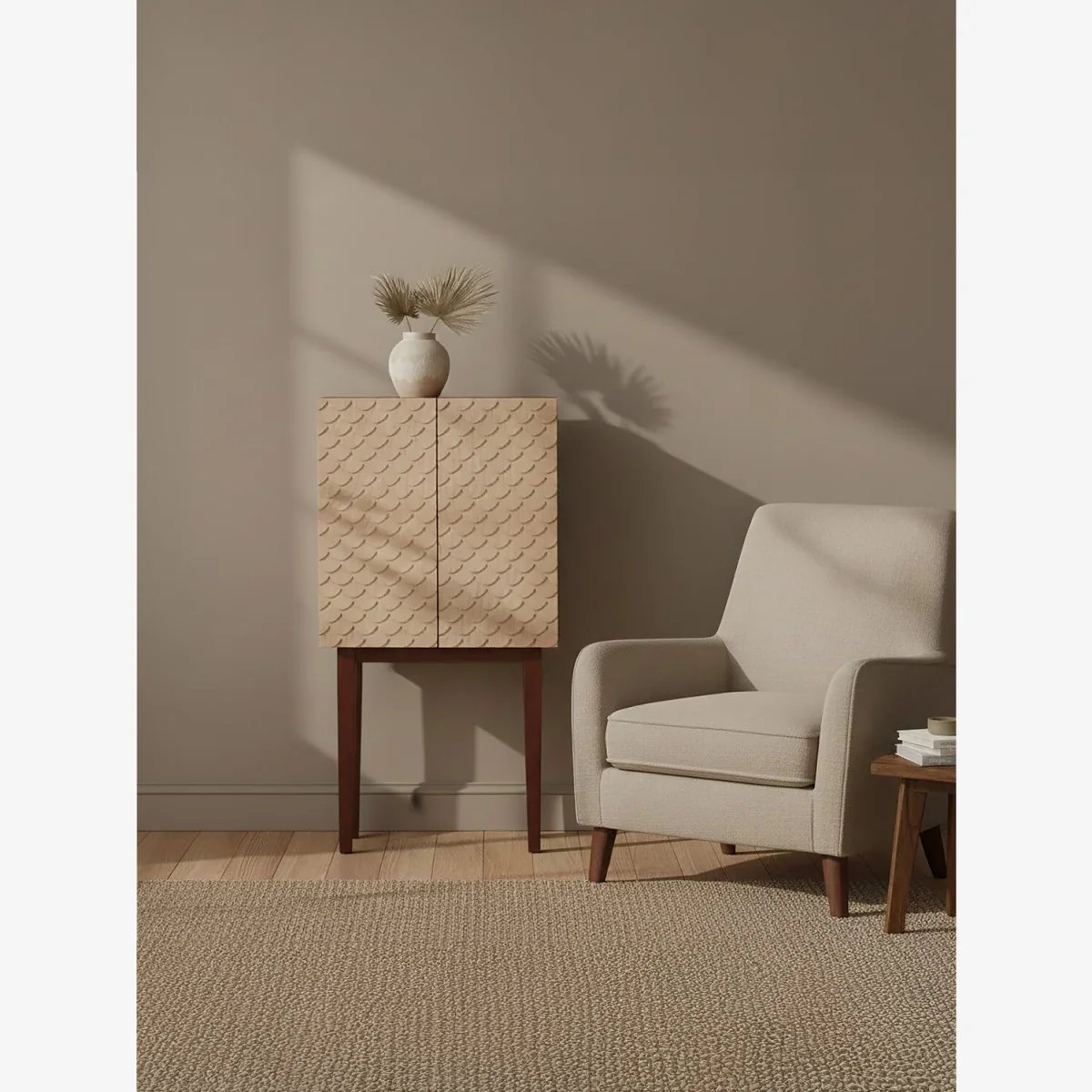 Costal Mango Wood Cabinet – image 1