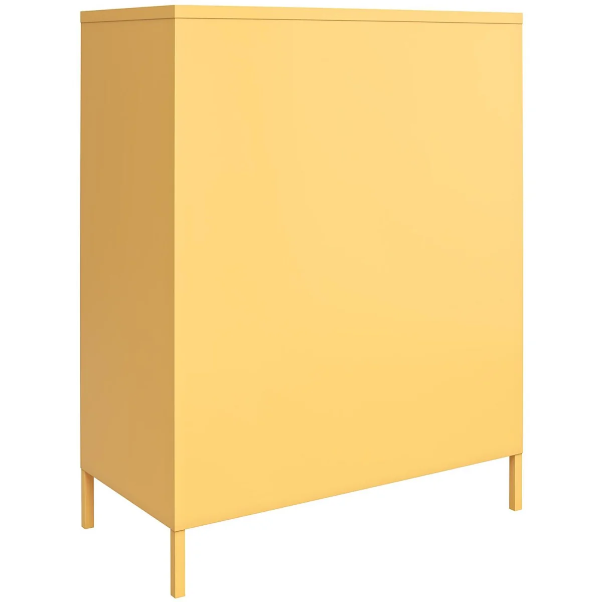 Cache Metal Locker Cabinet with 2 Doors Yellow – image 3