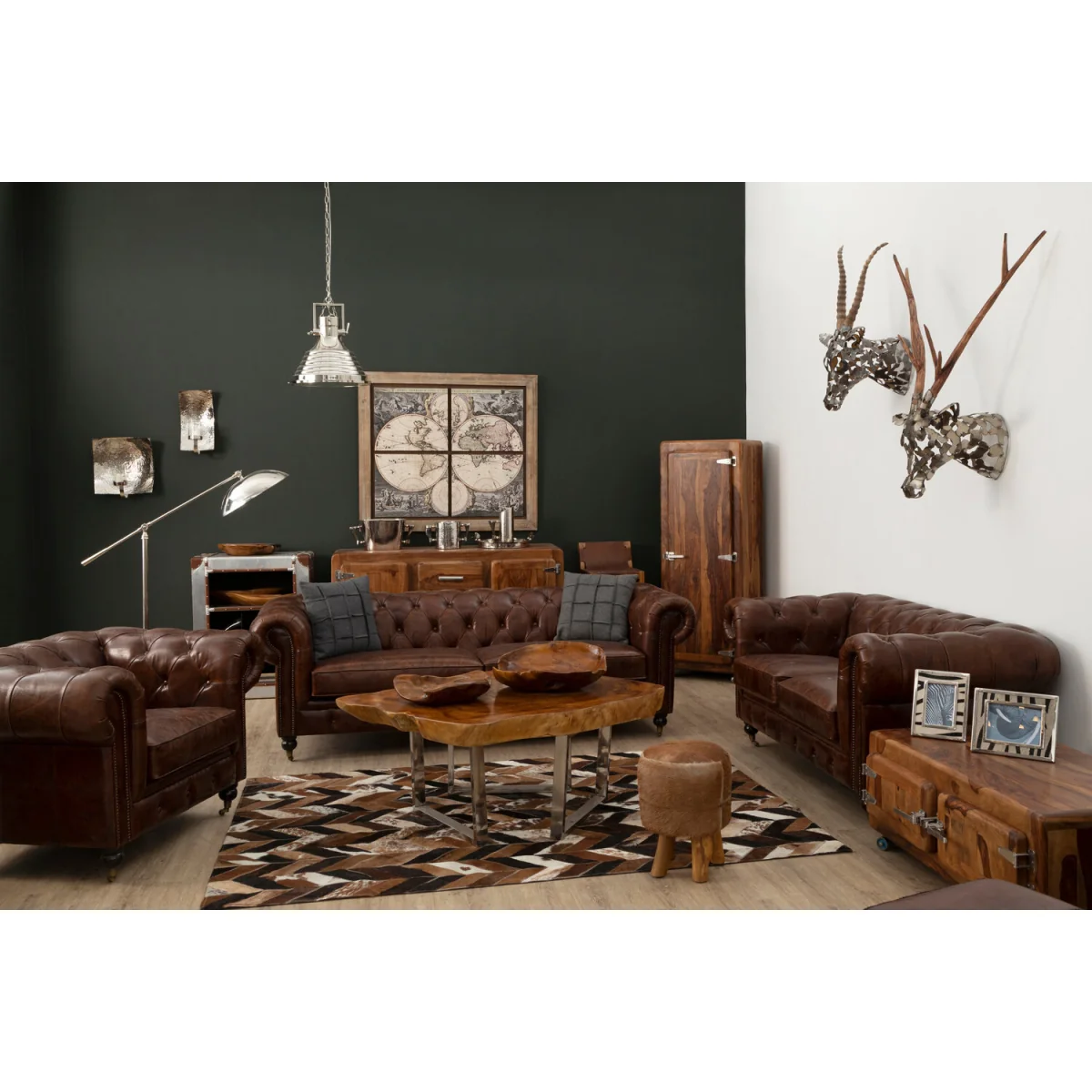 Marwar Tall Tropical Rose Wood Cabinet – image 2