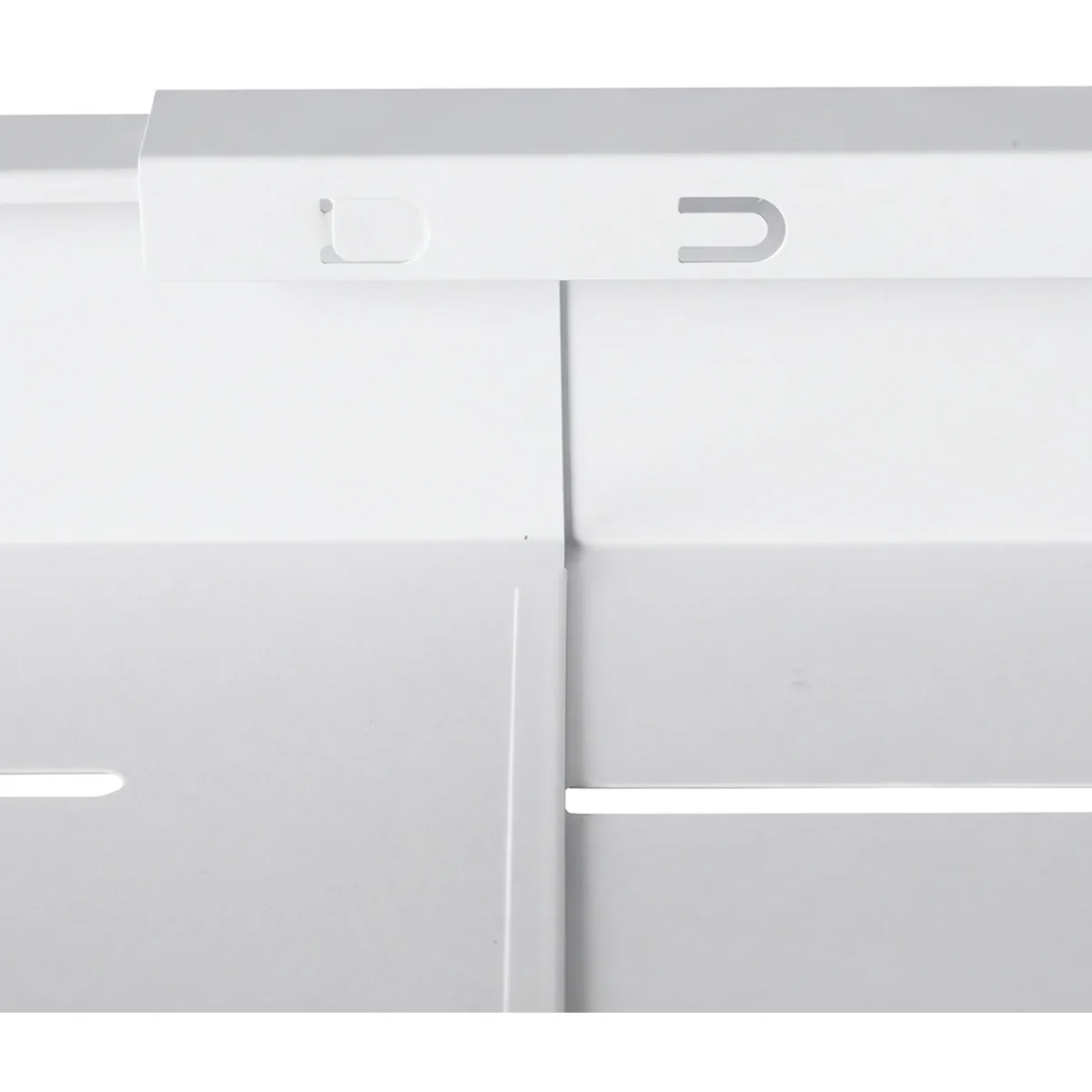 Pull Out Cabinet Organizer Adhesive 2 Pcs Expandable Storage Drawers - White – image 4