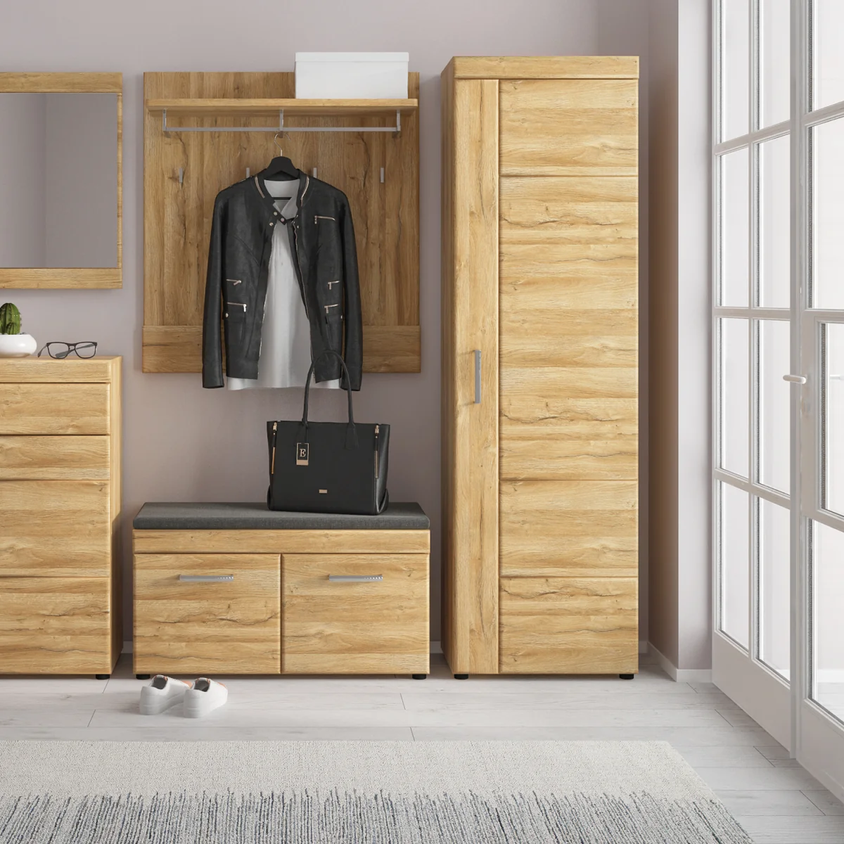 Cortina Tall Cupboard (RH) in Grandson Oak - Grandson Oak – image 4