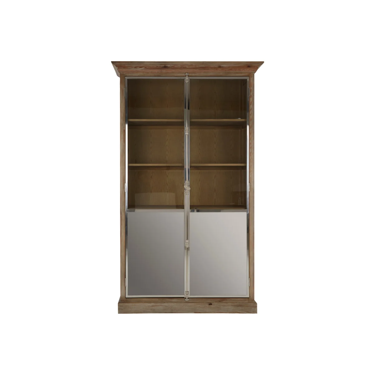 Richmond White Washed Pine Wood 2 Door Cabinet