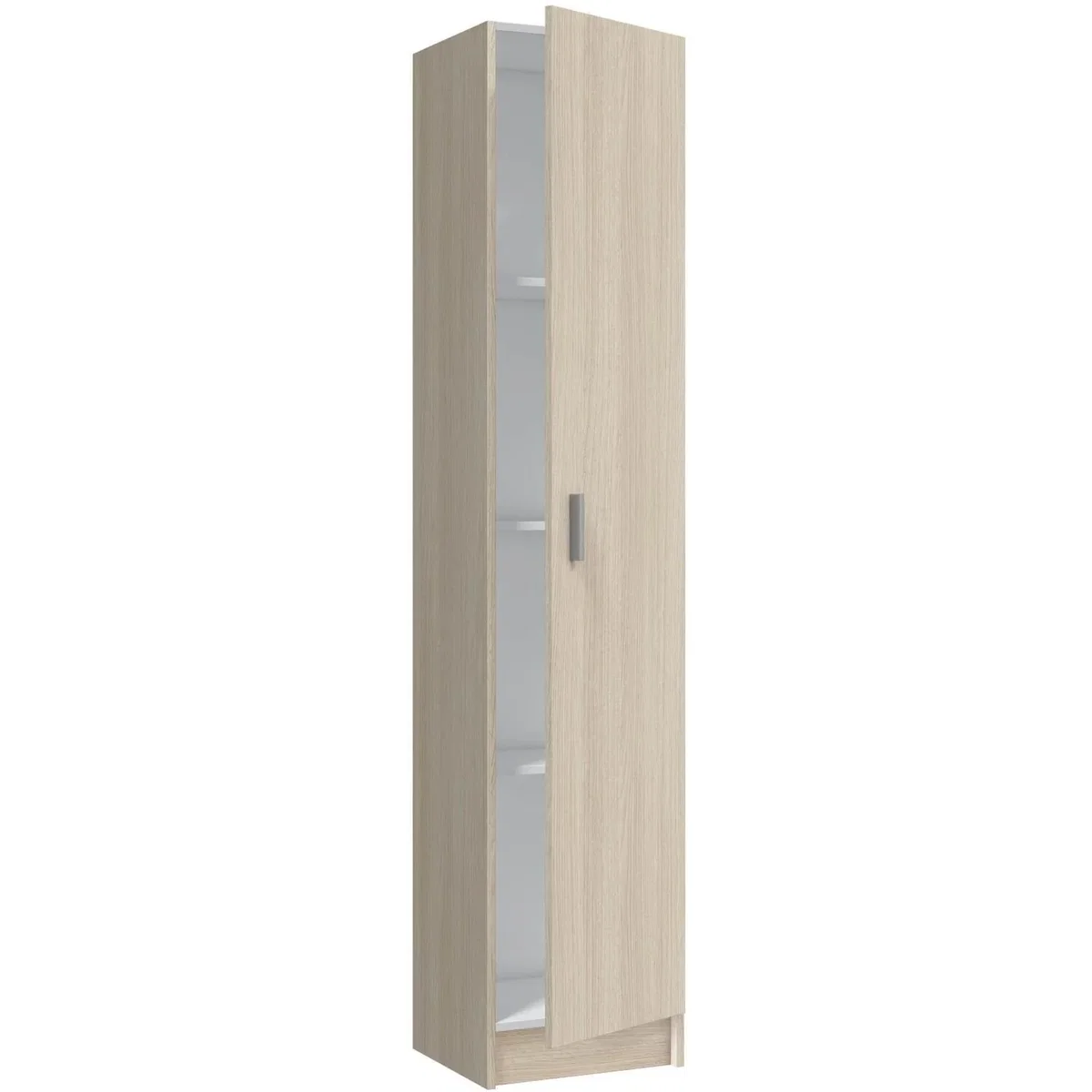VITA 1 Door Cabinet with 3 Shelves - Oak – image 2