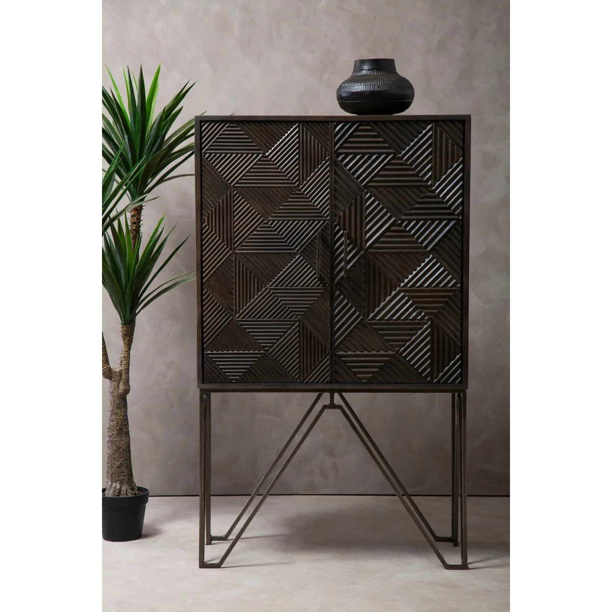 Saira Cabinet - Grey – image 3