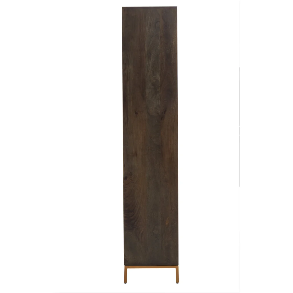Patna Grey Finish Mango Wood Tall Cabinet - Grey – image 3