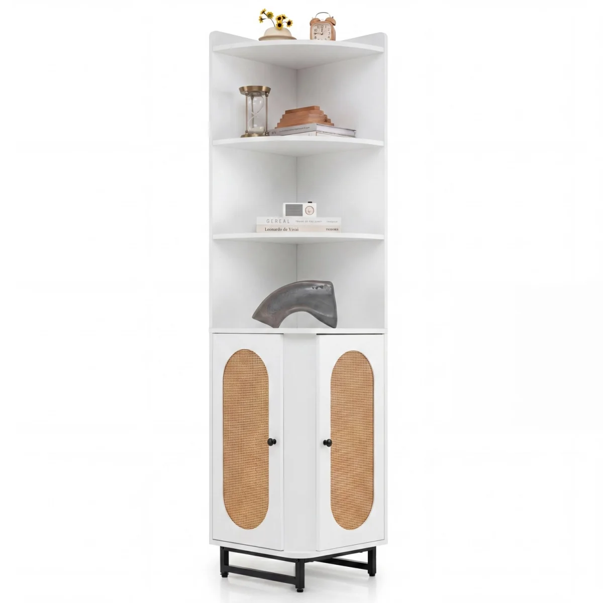 PE Rattan Corner Cabinet – image 2